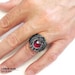 Silver Chi Rho Ring, Christogram Ring, Sword Christianity Gift, Roma ...