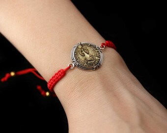 Skorpion Sternzeichen Silber Armband - Skorpion Hanf Armband - Skorpion Kordelzug Armband - Skorpion Horoskop Makramee - Skorpion Armband