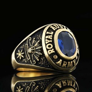 Royal Australian Army Ring, Sterling Silver Australian Army Ring ...
