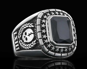 Silver Custom Signet Ring,  School Ring ,Signet Ring, Graduation Ring, Personalized Ring, High School Class Ring, Custom College Class Ring