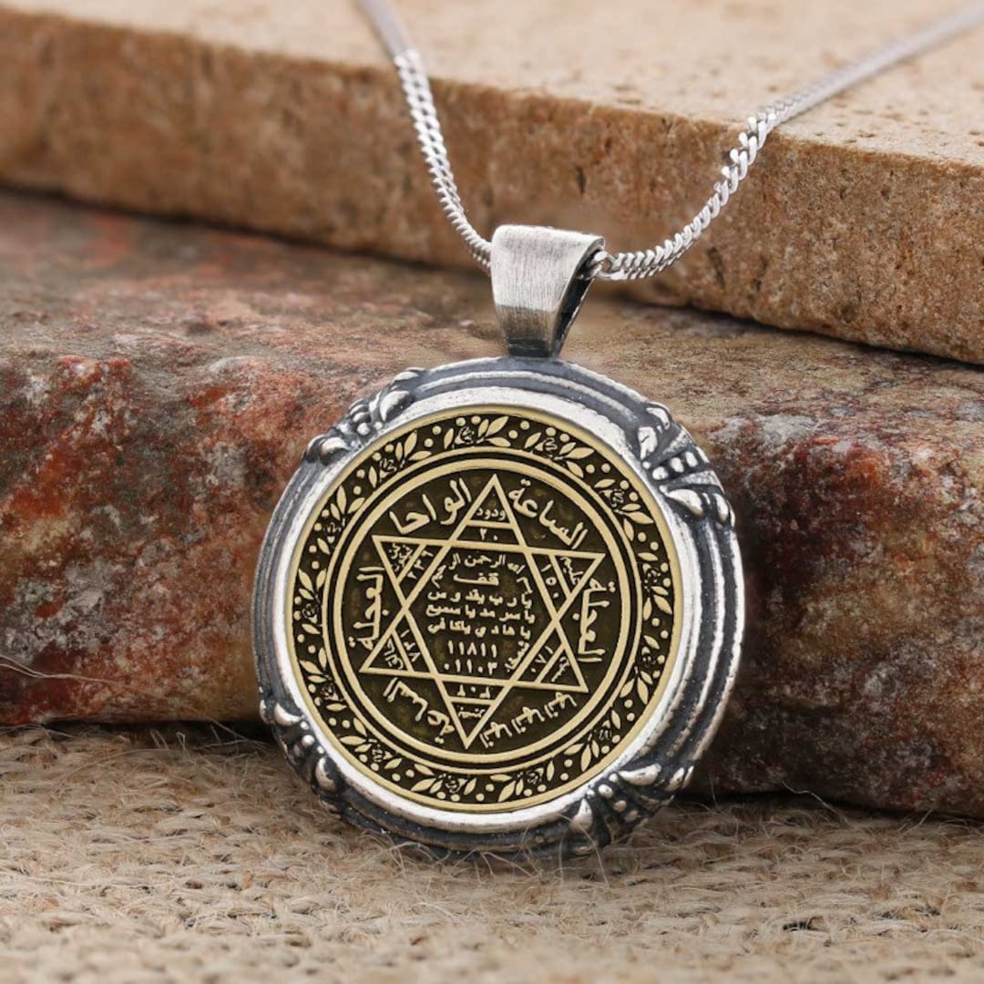 SEAL SOLOMON NECKLACE - Sterling Silver Seal Solomon