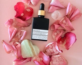 Aceite Nay’s Love / Manifiesta amor, pasión y confianza / Aceite ritual de amor propio / Aceite para hechizos de atracción / Mezcla para romance, brillo y energía