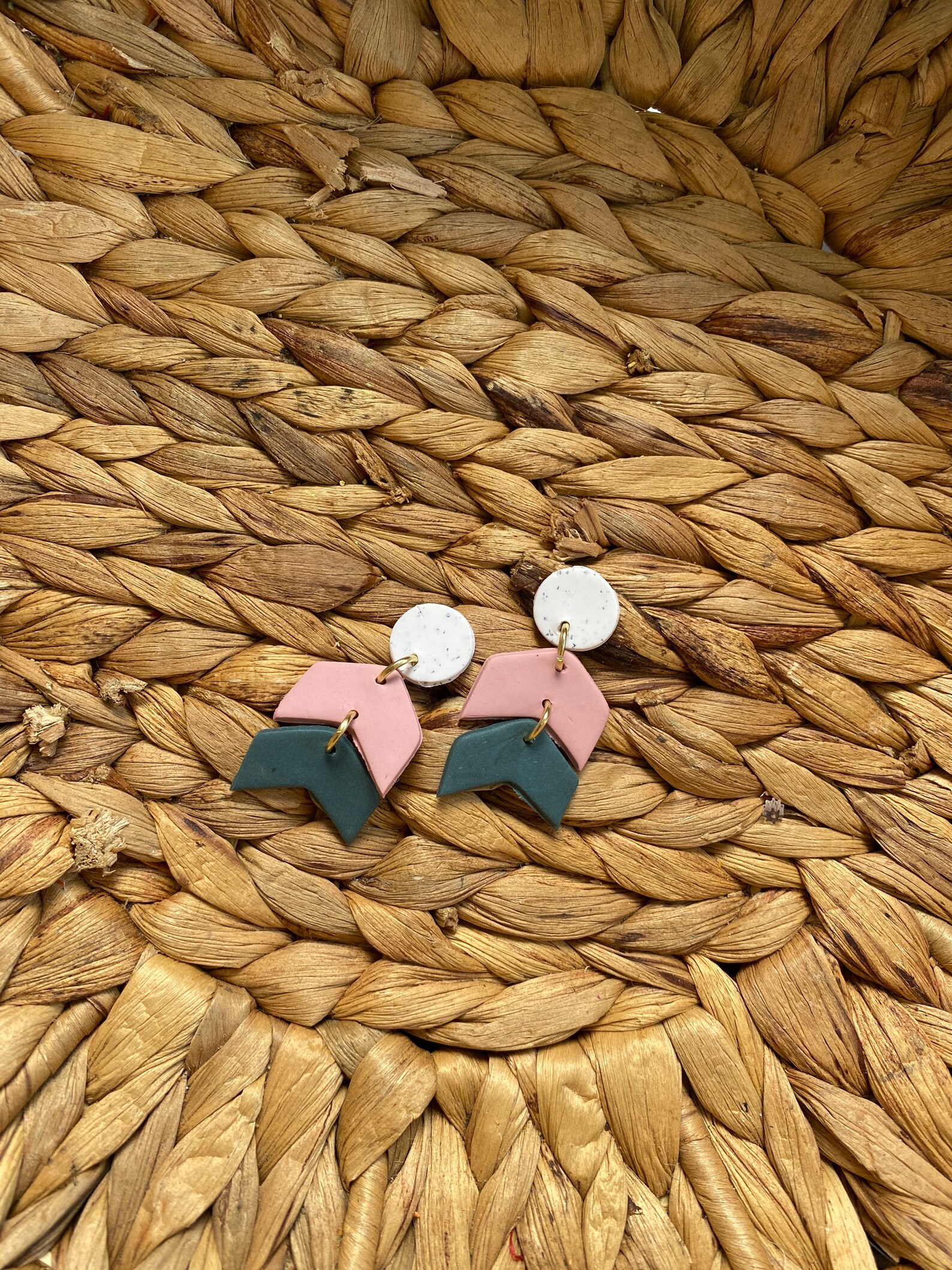 Handmade Arrow Polymer Clay Earrings Etsy