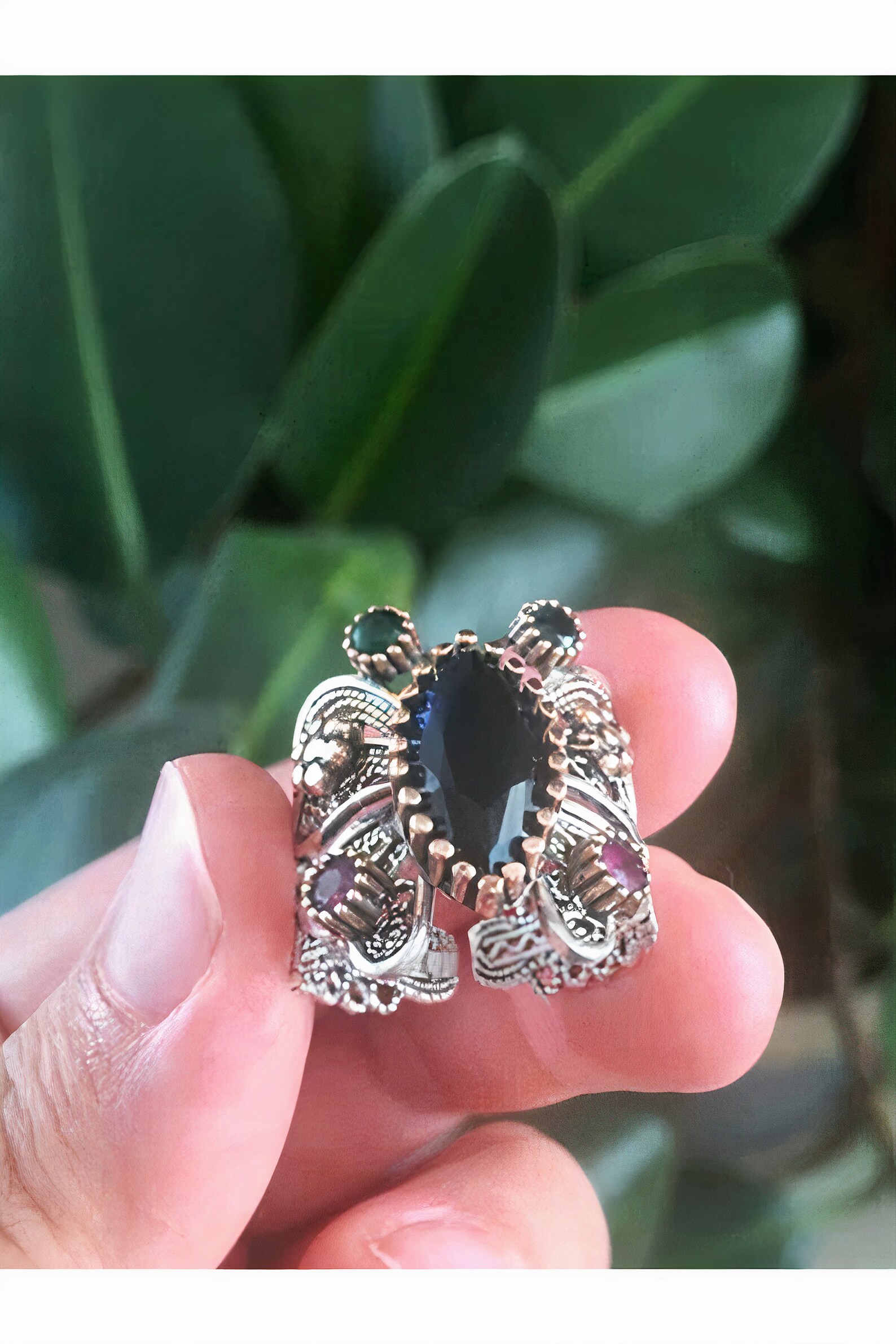 Hercai Butterfly Ring Reyyan Butterfly Ring Multistone Ring | Etsy