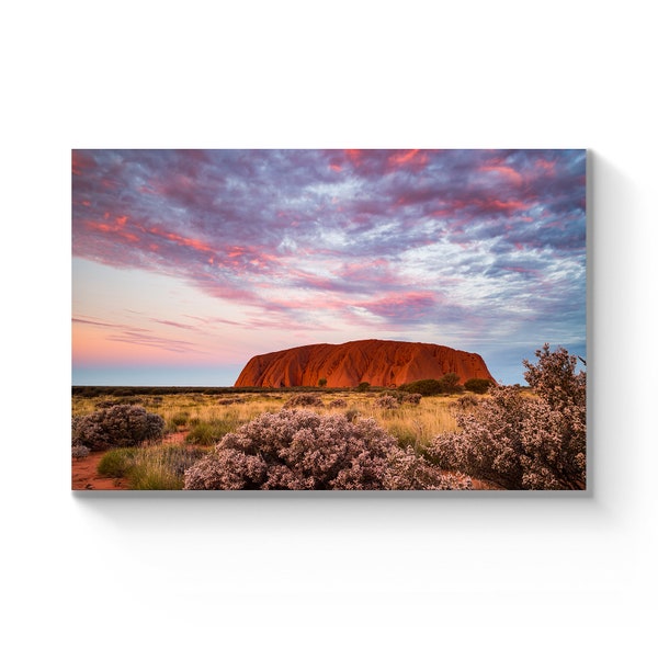 Uluru Ayers Rock Sunset Sunrise Photography Australia Wall Art Landscape Nature Photo Print Artwork Framed Gift