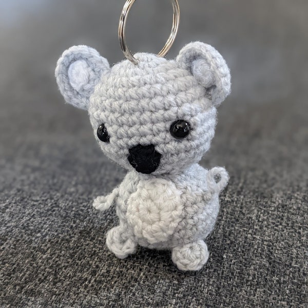 Koala - amigurumi animal en crochet - porte-clés - suspensions