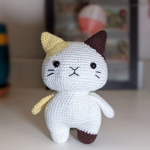 Gatto di peluche personalizzabile, amigurumi