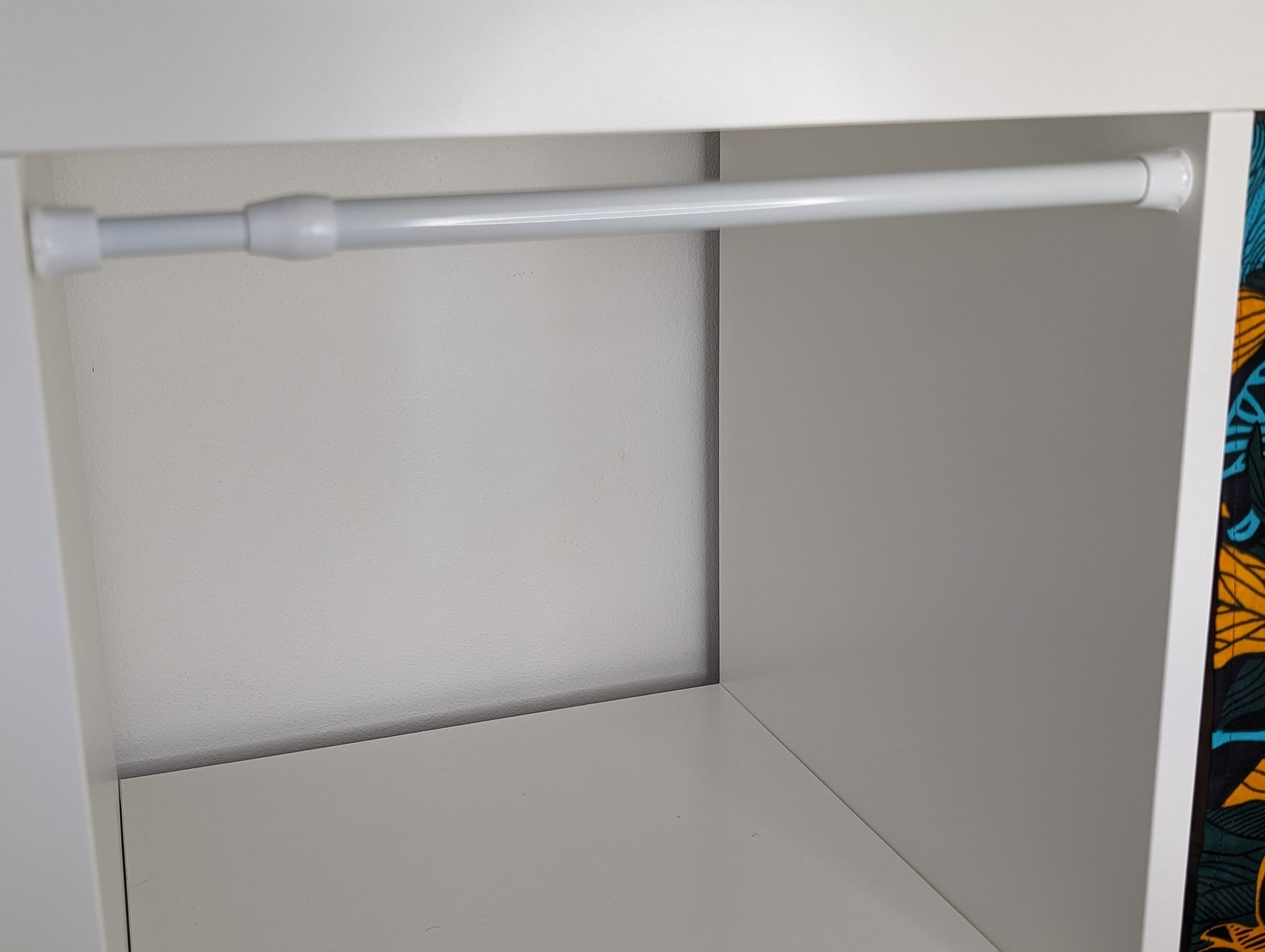 adhesive shelf curtains IKEA Kallax
