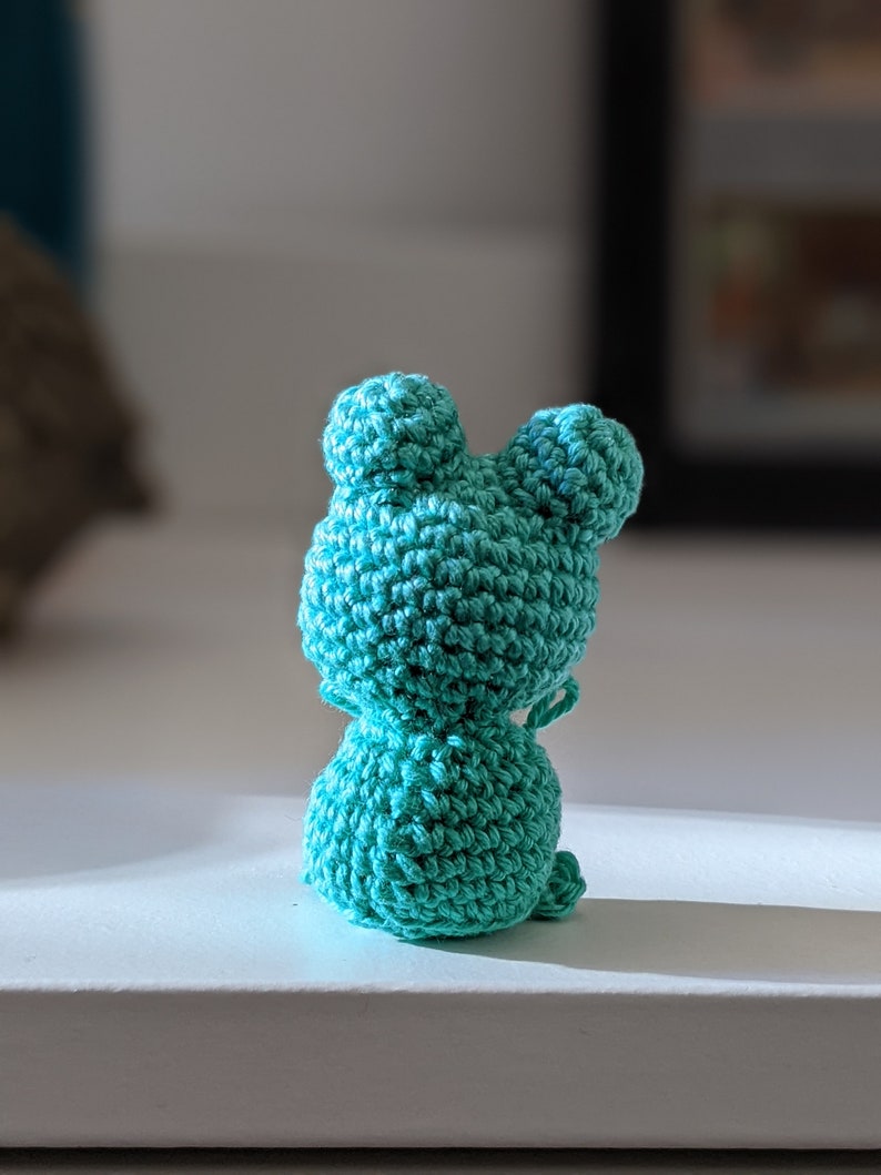 Grenouille, amigurumi animal en crochet, porte-clés, suspensions image 6