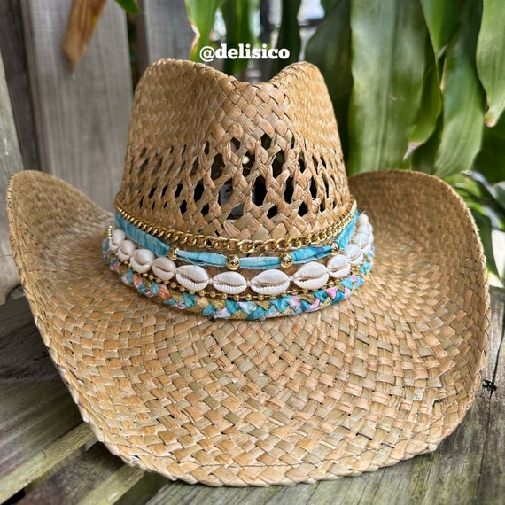 Coastal Cowgirl Hat - Luana Hat Blue - Etsy display picture 1