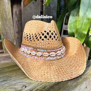Coastal Cowgirl Hat - Layla Hat Pink Floral