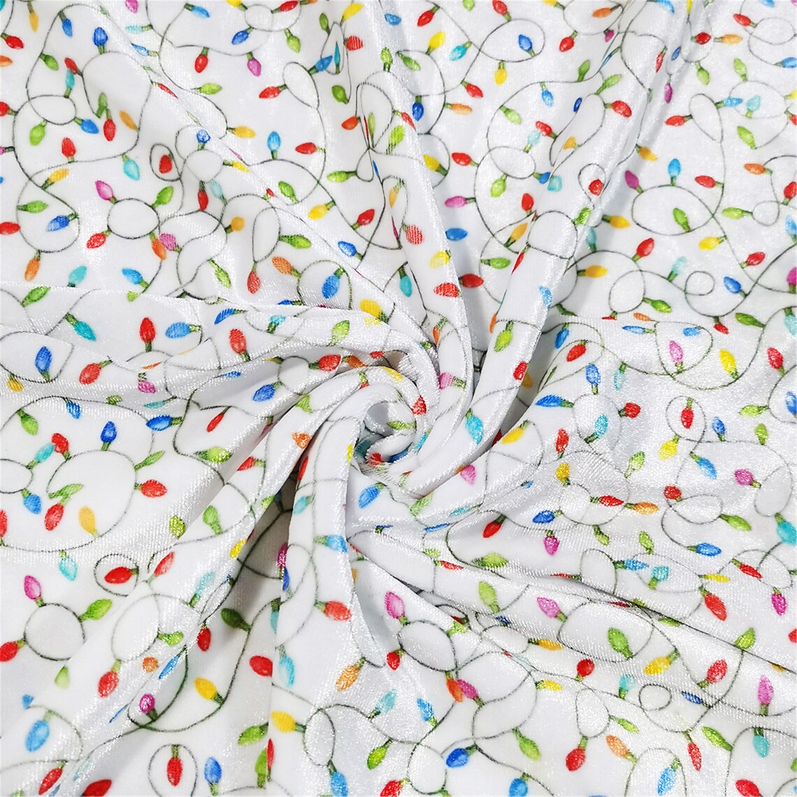 christmas stretch jersey fabric