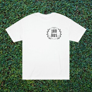 Jan Hus &quot;Truth Prevails All&quot; White Tee
