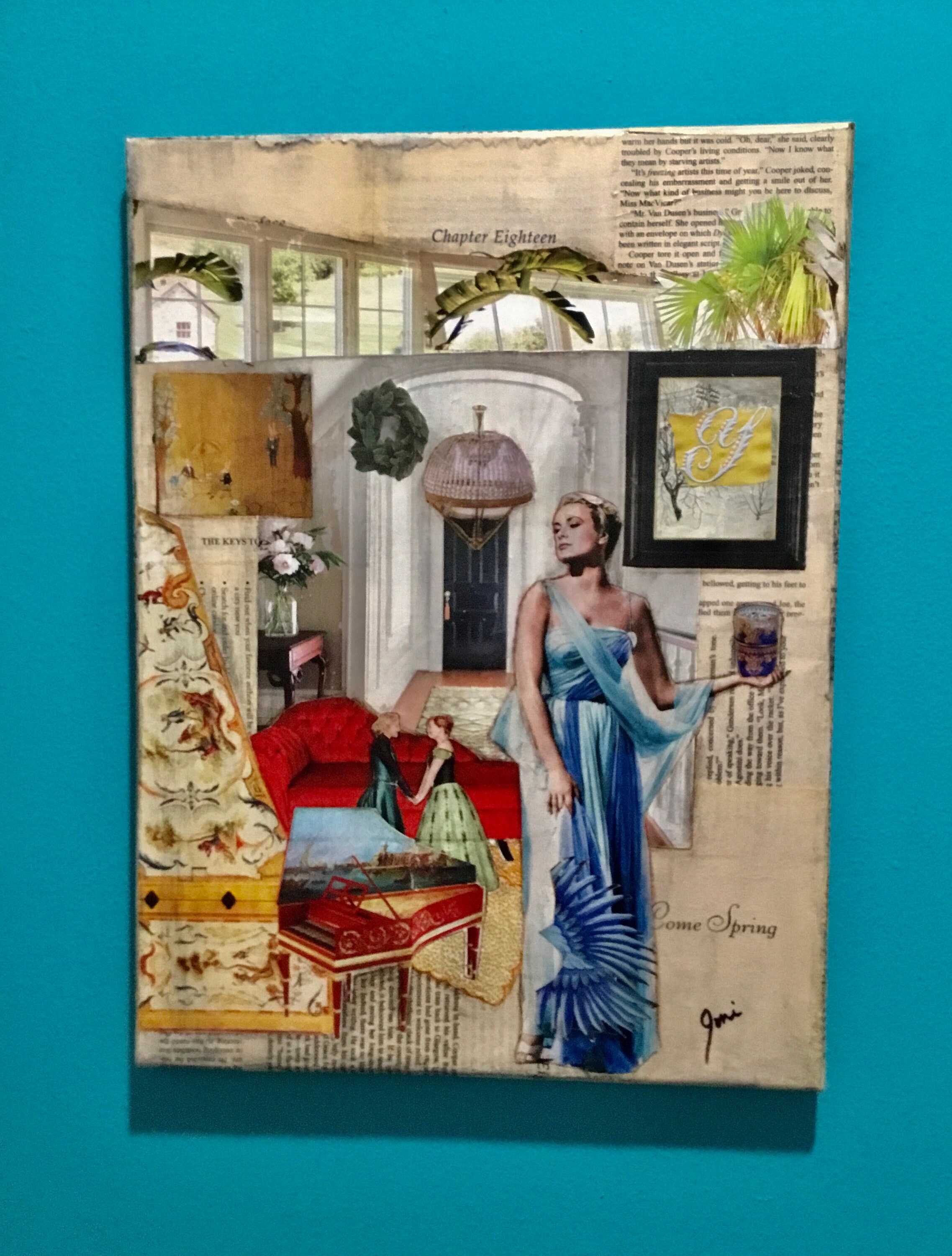 Mixed Media Magazine Collage Paper Collage Art Collage Etsy