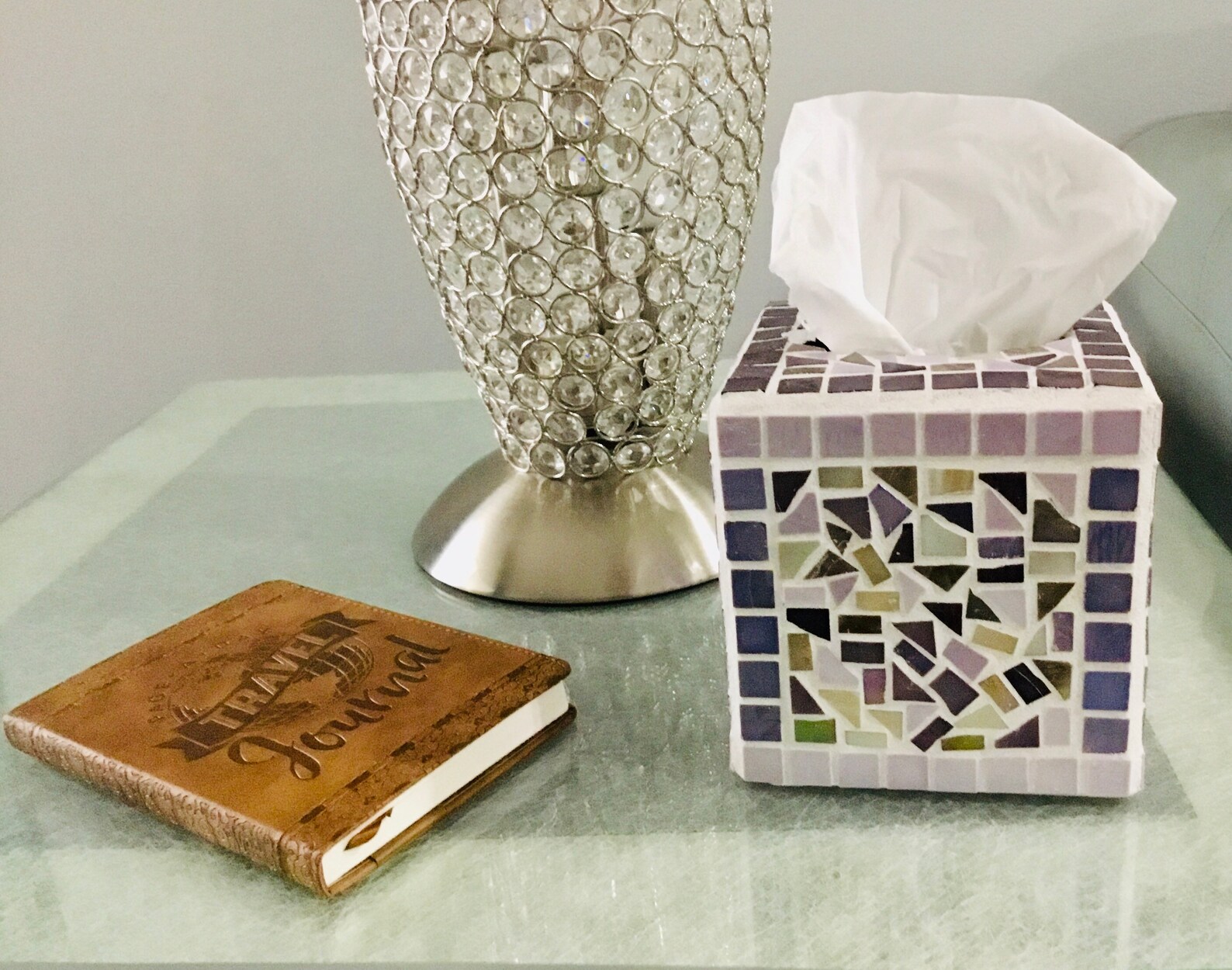 Mosaic Tiled Tissue Box/tissue Box/kleenex Box/tissue/mosaic Etsy