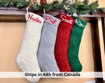 2023 Personalized Christmas Stocking, Holiday Stocking,Red and Green, Christmas Stockings, Custom stocking, Christmas Socks, Stocking, Socks