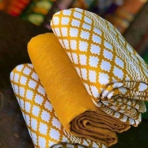 Authentieke Kente 6 werven echte Ghana handgeweven Kente-stof en Kente-doek Afrikaanse stof Afrikaanse Bonwire Ghana Kente traditioneel