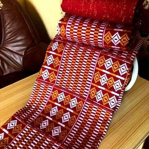 Authentic Kente 6 and 12 yards Genuine Ghana handwoven Kente fabric and Kente Cloth African fabric African Bonwire Ghana Kente Traditional|