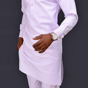 African Wear | Men Clothing| Kaftan African Men Shirt and Down White | Dashiki Mens Shirt| Family African Wear | African Men&#39;s Clothing| DHL