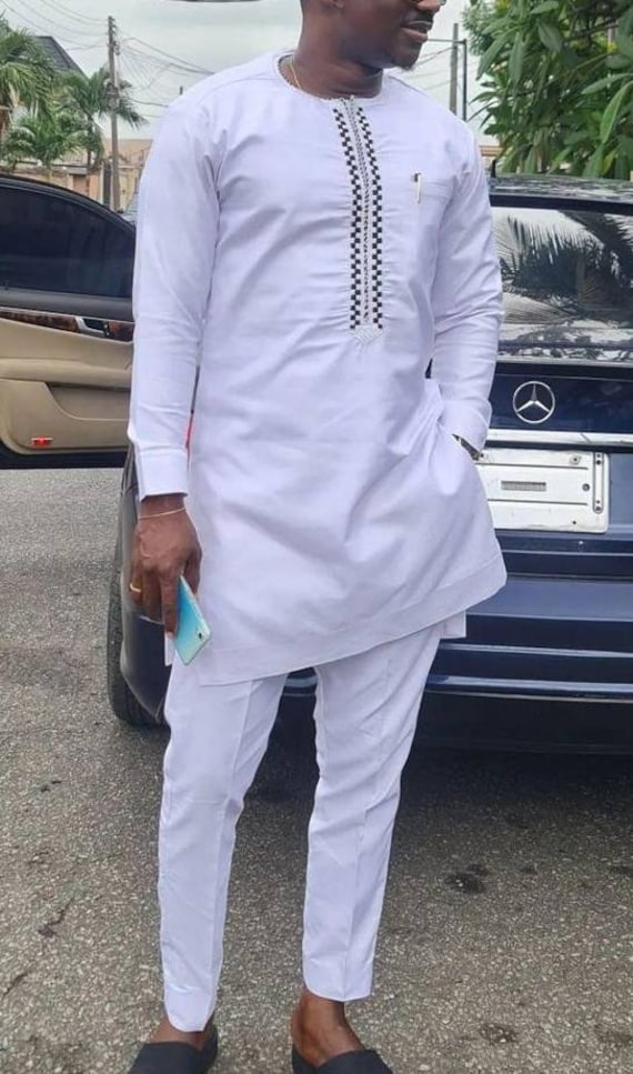 Ghana Mens African Tunic African Men Clothing Kaftan African Men