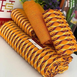 Authentieke Kente 6 en 12 yards Echte Ghana handgeweven Kente stof en Kente Doek Afrikaanse stof Afrikaanse Bonwire Ghana Kente Traditionele