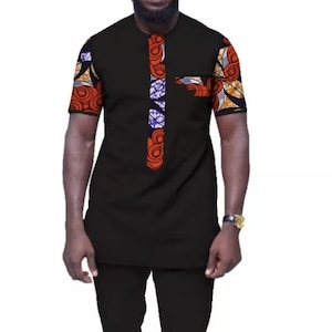 African clothing for men, senator wear, African men's Suit, Groomsmen suit, Agbada for men,african mens shirt, african kimono, Dashiki suit