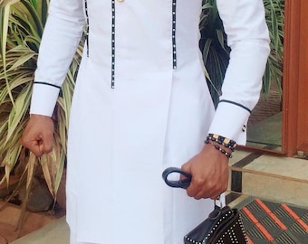 Men's Traditional Wear, African men's wear, African men's clothing, African wedding suit, Groomsmen suit, Groom's suit, men's senator suit