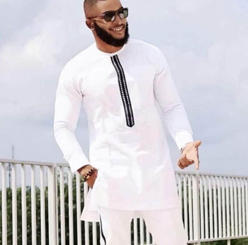 アフリカの男性服 | アフリカの男性用カフタンシャツとダウン | ダシキ