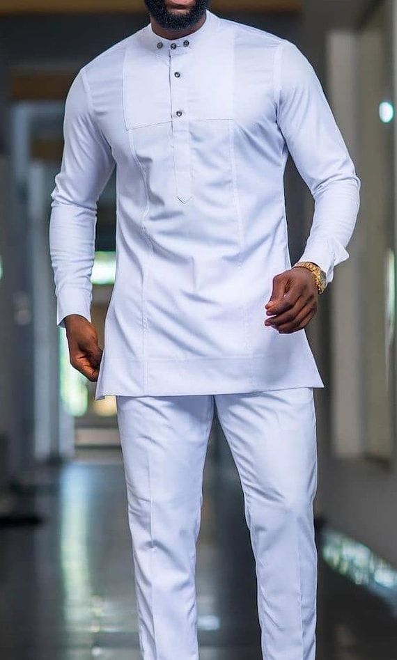 African men clothing, Men wedding suit, mens African clothes, mens ...