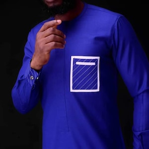 Traditionele herenkleding, senatorkleding, Afrikaanse herenkleding, Afrikaans trouwpak, heren in Agbada-stijl, Agbada voor heren, herenkaftan, Dashiki.