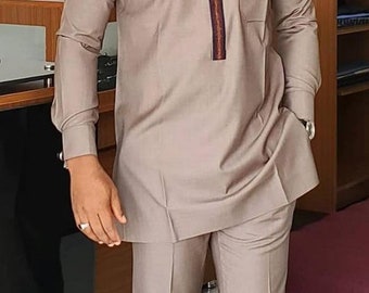 Men's Traditional Wear, African men's wear, African men's clothing, African wedding suit, Groomsmen suit, Groom's suit, men's senator suit