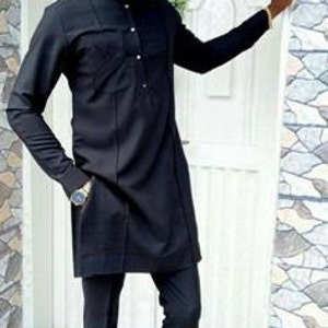 African Dashiki set, matching shirt and pant/African clothing / African men clothing / wedding suit/groom suit/dashiki/ Free DHL shipping