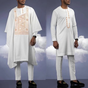 African men&#39;s clothing / wedding suit/dashiki / African men&#39;s shirt/ vêtement africain/ chemise et pantalon/African attire/prom dress/agbada