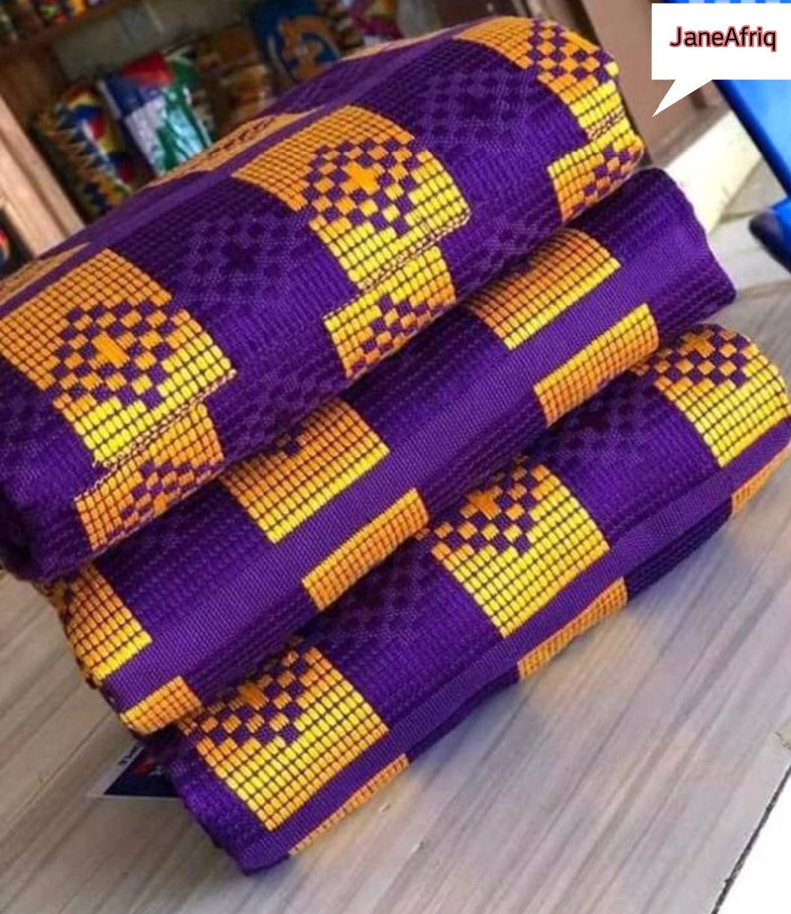 Authentic Kente 6 and 12 Yards Genuine Ghana Handwoven Kente Etsy UK