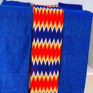 Authentic Kente 6 and 12 yards Genuine Ghana handwoven Kente fabric and Kente Cloth African fabric African Bonwire Ghana Kente Traditional