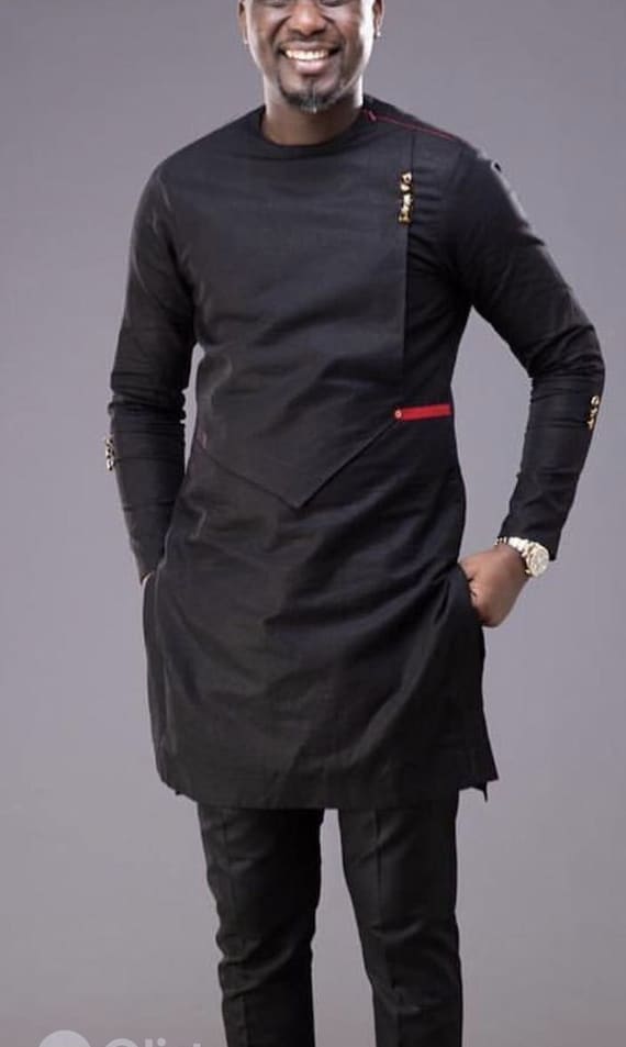 Zwarte kleding mannen shop
