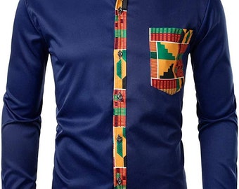 Handmade Kente Cloth African Shirt | Men's Party Shirt