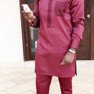 African Men Clothing | Kaftan African Men Shirt and Down White| Dashiki Mens Shirt| Family African Wear | African Men&#39;s Clothing|