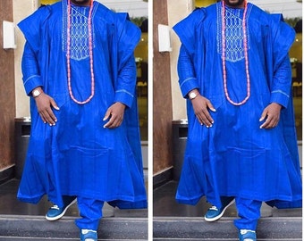 Agbada| African Wear | Men Clothing | Agbada African Men Wear| Dashiki Mens Shirt| Family Outfit African Print| African Casual Wear|