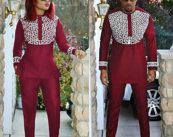 Couple African Clothing, African Couple Matching Outfits African