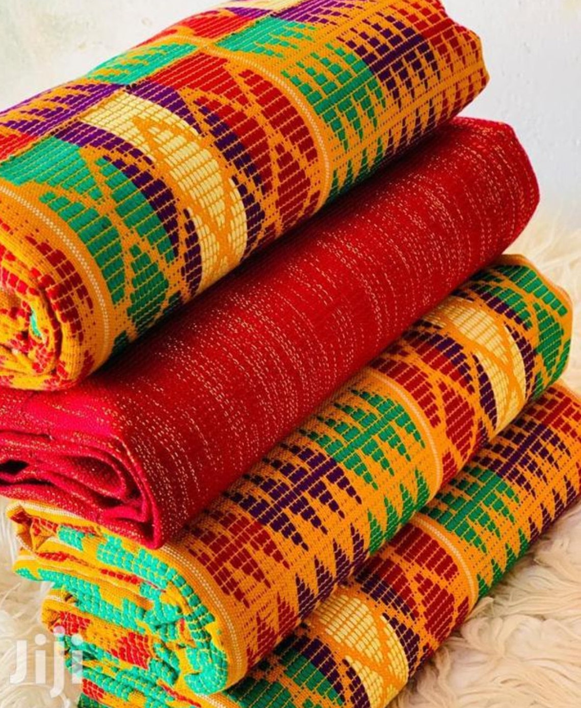 Authentic Kente 6 Yards Genuine Ghana Handwoven Kente Fabric Etsy UK