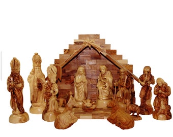 Olive Wood Nativity Set
