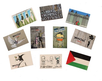 Collection of 10 Pieces Palestinian Magnet