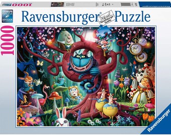 425 Piece Wooden Jigsaw Puzzle Alice in Wonderland /"Off With Her Head!/"