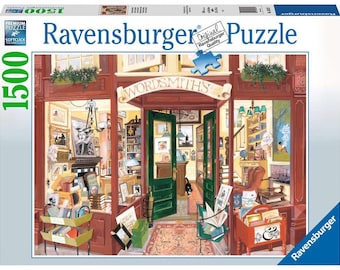Ravensburger Wordsmith's Bookshop 1500 Piece Puzzle - Brand new sealed - Fast and FREE Shipping