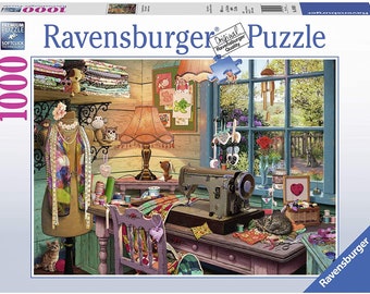 Ravensburger The Sewing Shed 1000 piece puzzle - Brand new sealed - Fast and FREE Shipping