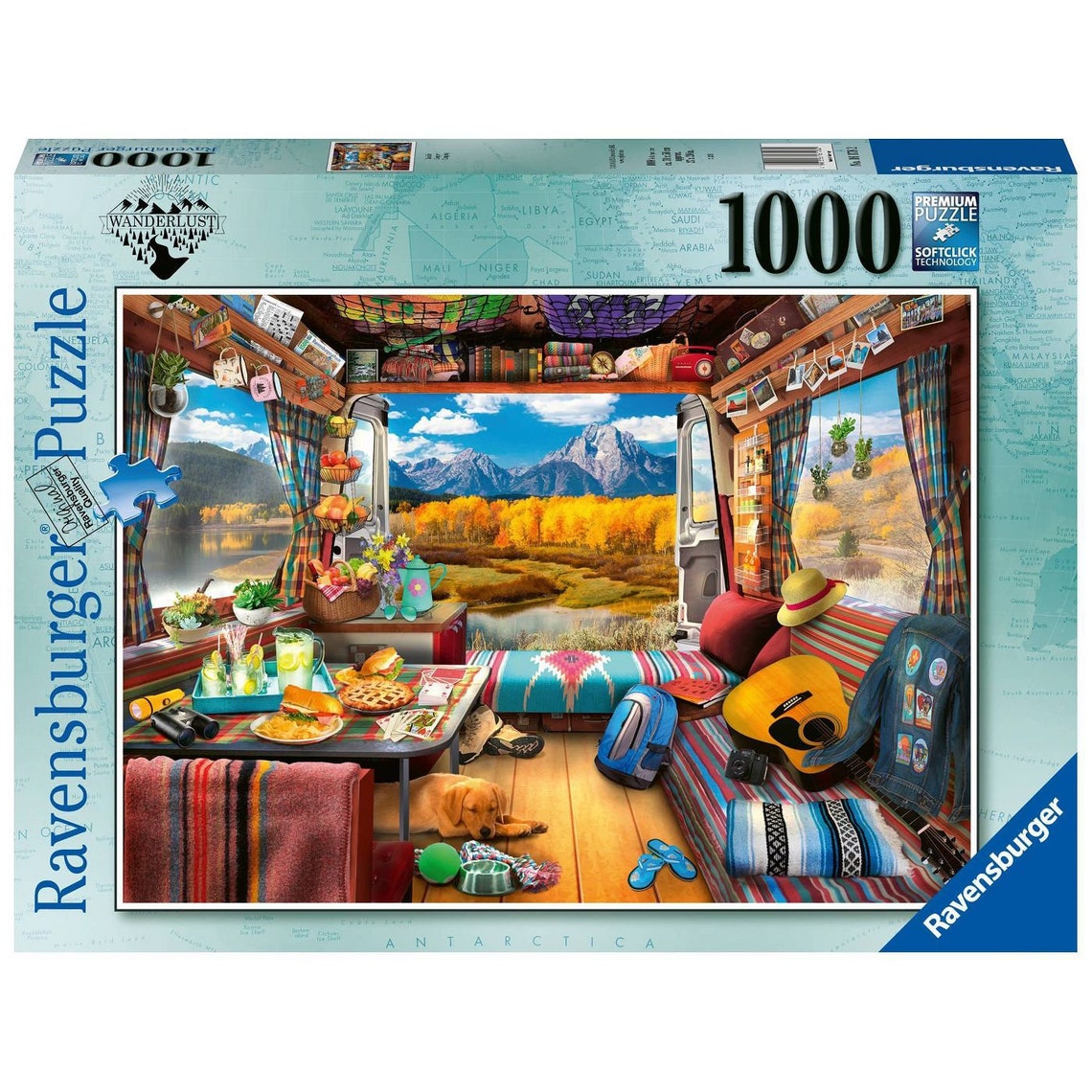 Ravensburger Vanlife Camper Camping 1000 piece puzzle NEW Hard to find