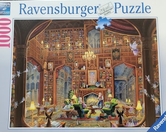 Ravensburger Sanctuary of Knowledge 1000 Piece Hard to Find Puzzle - Brand new sealed - Free Shipping