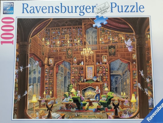 Ravensburger Sanctuary of Knowledge 1000 Piece Hard to Find Puzzle Brand  New Sealed Free Shipping 