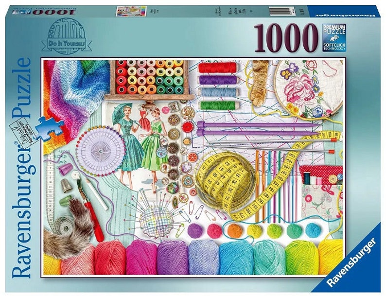 Ravensburger Do It Yourself Needlework 1000 Piece Puzzle Hard to Find